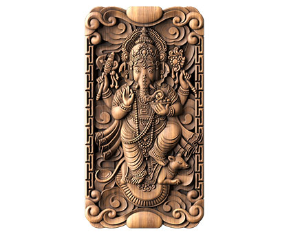 Panel Ganesha, 3d models (stl)