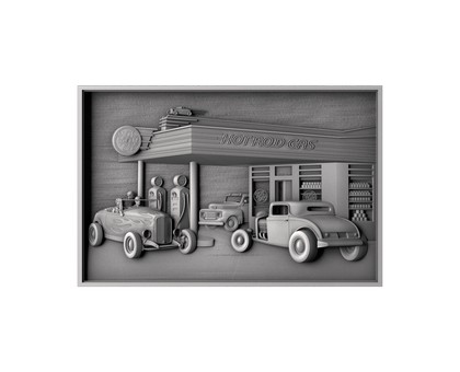 Panel hot rod, 3d models (stl)