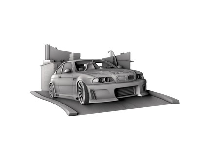 Panel BMW, 3d models (stl)