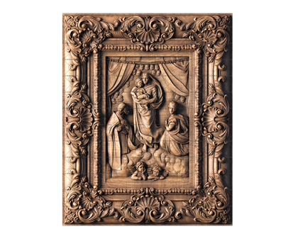 The Sistine Madonna, 3d models (stl)