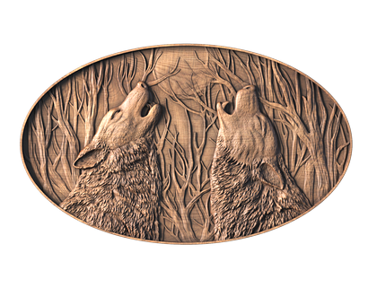 Wolf howl, 3d models (stl)