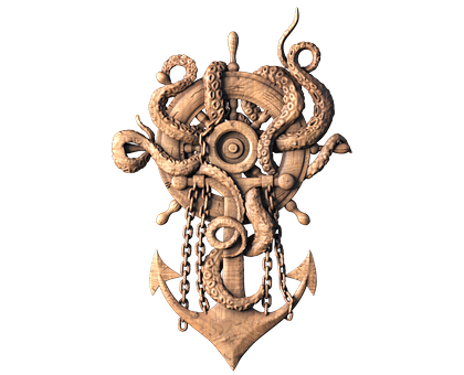 Sea anchor, 3d models (stl)