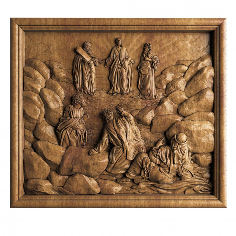 Panel Transfiguration of the Lord, 3d models (stl)