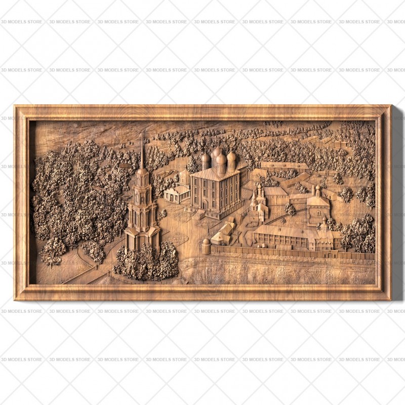 Panel Moscow Kremlin, 3d models (stl)