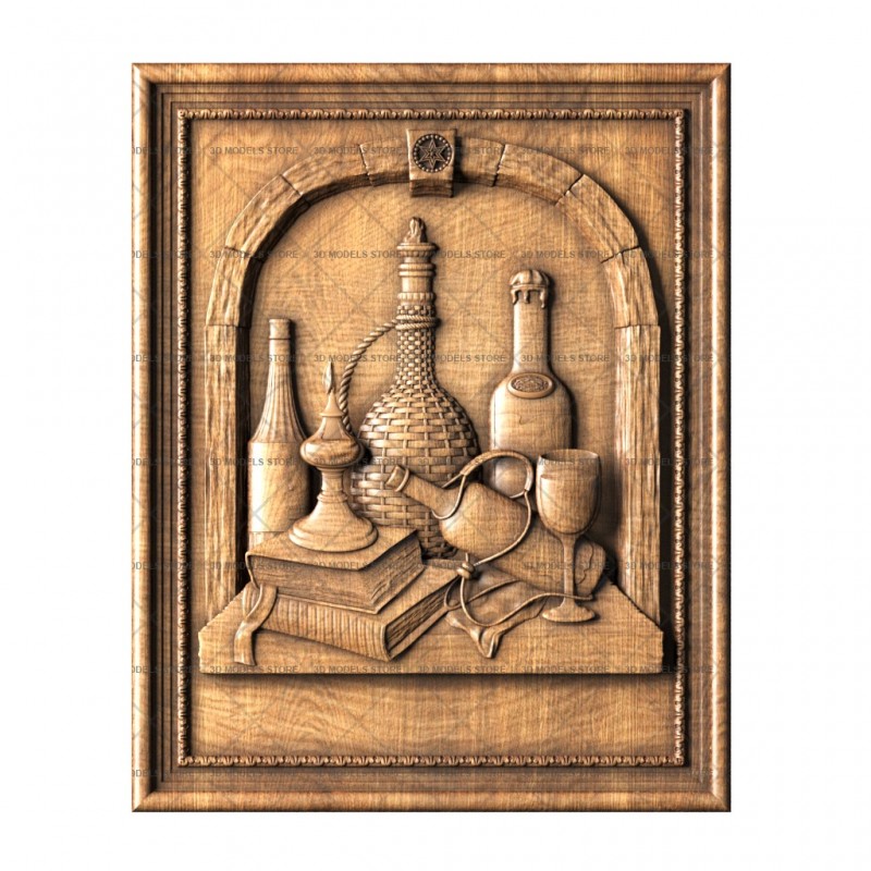 Panel still life, 3d models (stl)