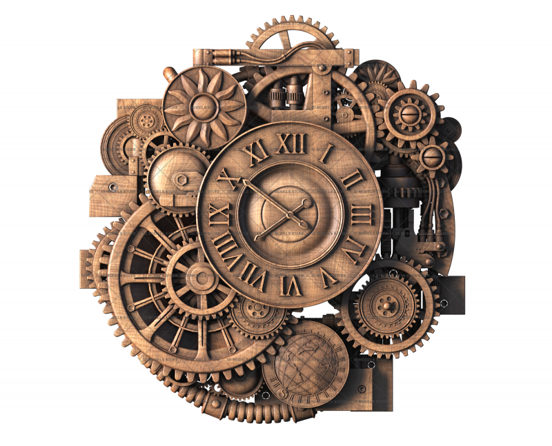 Panel Steampunk, 3d models (stl)