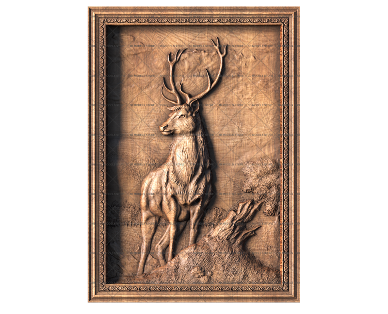 The Deer, 3d models (stl)