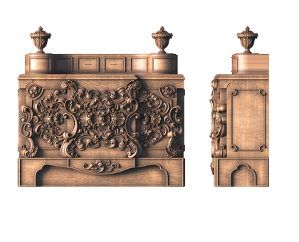 Dresser, 3d models (stl)