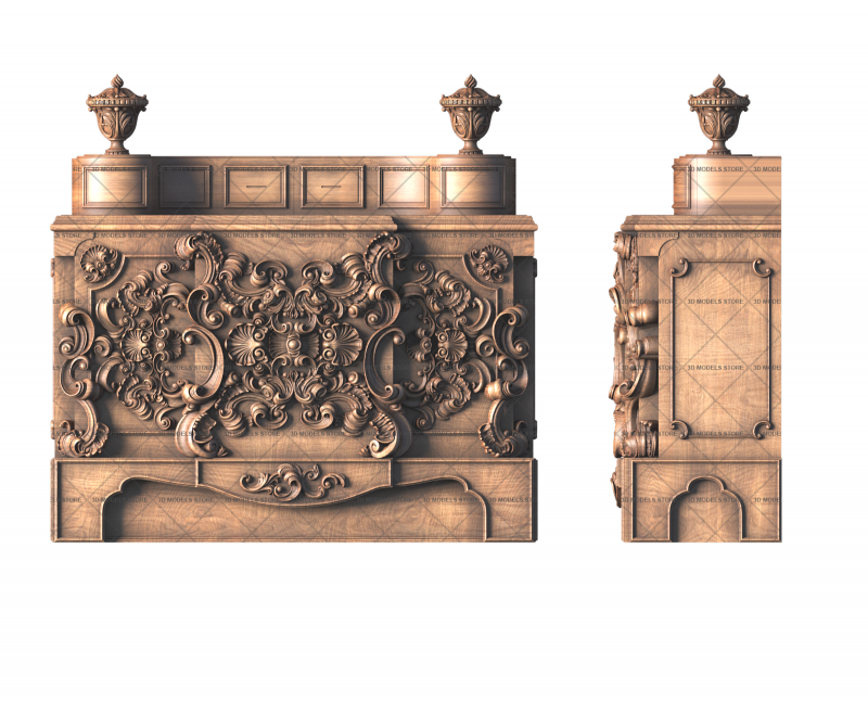 Dresser, 3d models (stl)