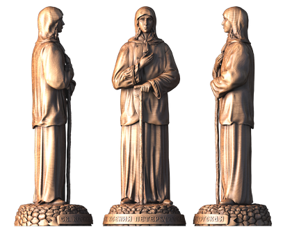 Saint Xenia of Saint Petersburg, 3d models (stl)