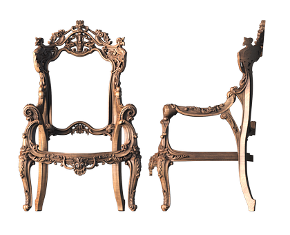 Armchair, 3d models (stl)