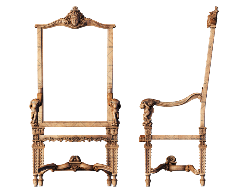 Armchair, 3d models (stl)