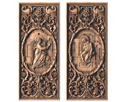 Panel with icon, 3d models (stl)