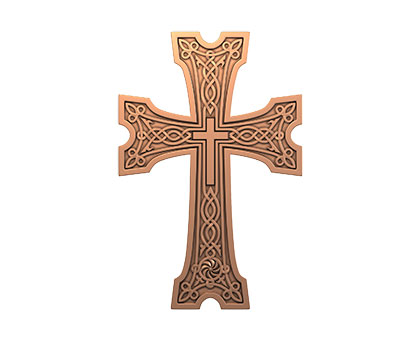 Tombstone cross, 3d models (stl)