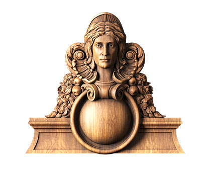 Capital (crown) for doors, 3d models (stl)