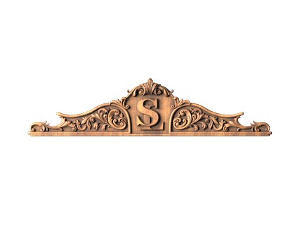 Capital (crown) for door, 3d models (stl)