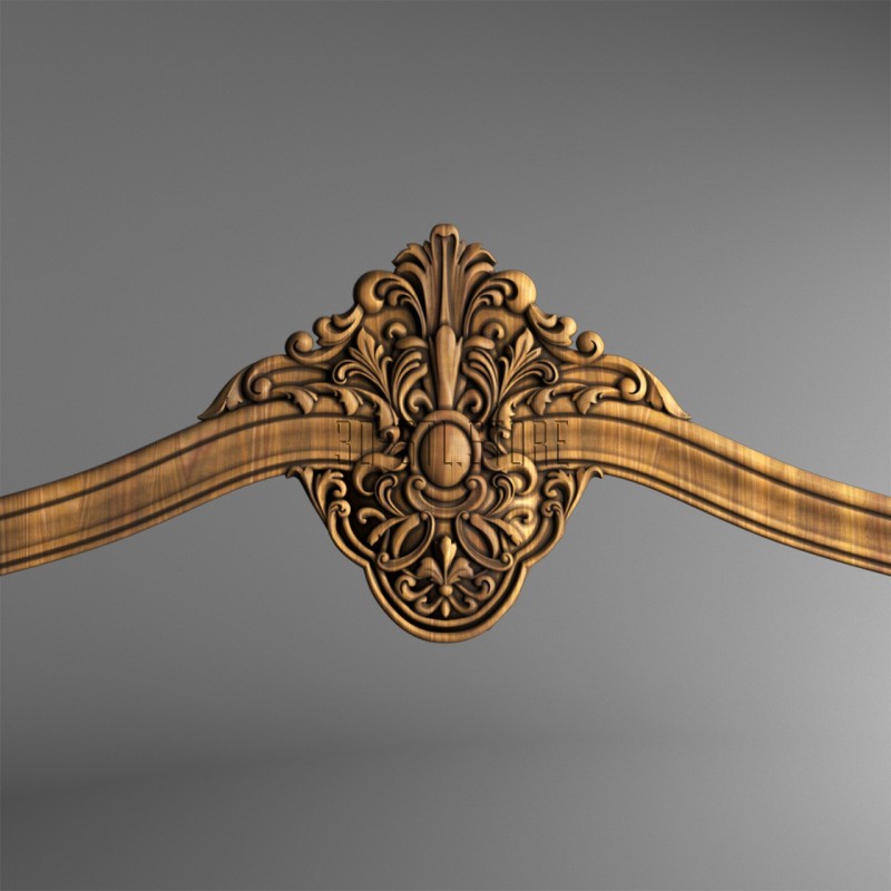 Carved platband (capital) for the door, 3d models (stl)