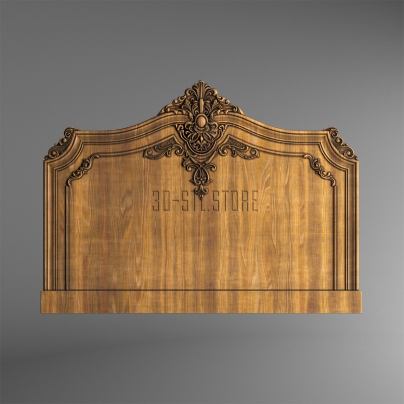 Carved headboarde, 3d models (stl)