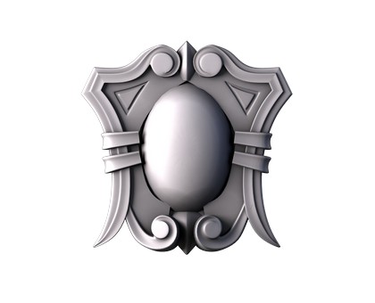 Cartouche, 3d models (stl)