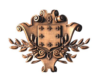 Cartouche, 3d models (stl)