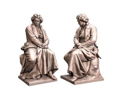 Ludwig van Beethoven, 3d models (stl)