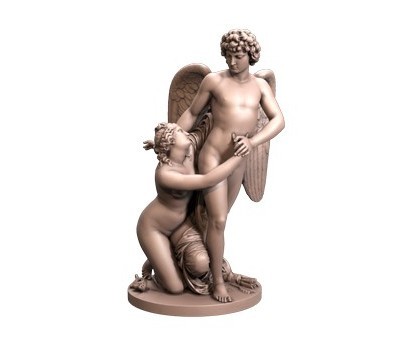 Amor and Psyche, 3d models (stl)