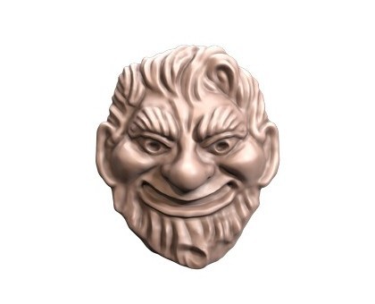 Satyr mask, 3d models (stl)