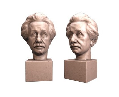 Albert Einstein, 3d models (stl)