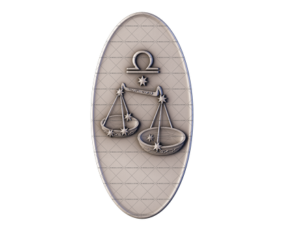 Zodiac signs Libra, 3d models (stl)