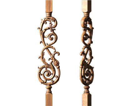 Baluster, 3d models (stl)