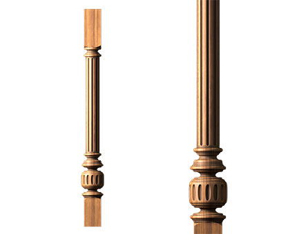 Baluster, 3d models (stl)