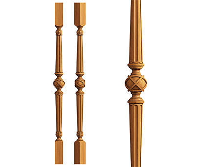 Baluster, 3d models (stl)