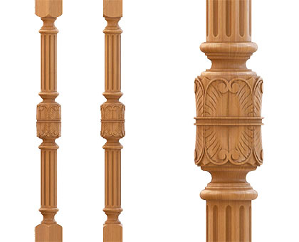 Baluster, 3d models (stl)