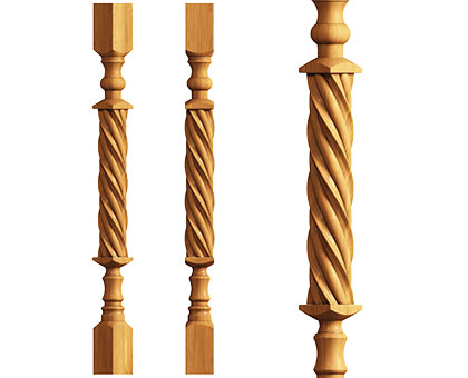 Baluster, 3d models (stl)