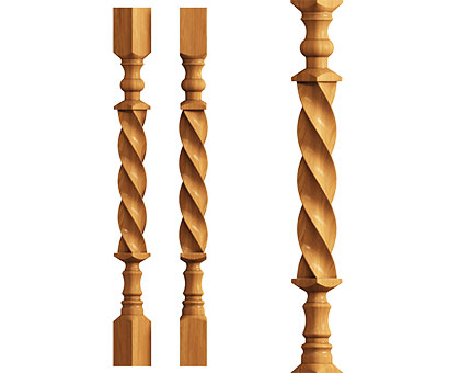 Baluster, 3d models (stl)