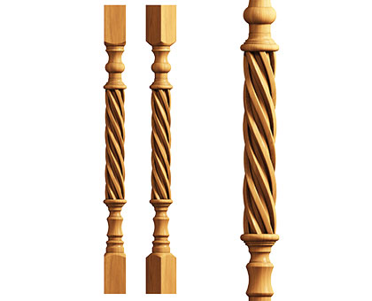 Baluster, 3d models (stl)