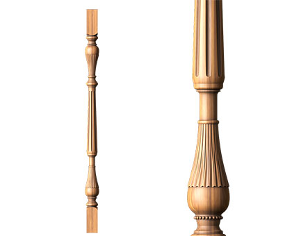 Baluster, 3d models (stl)