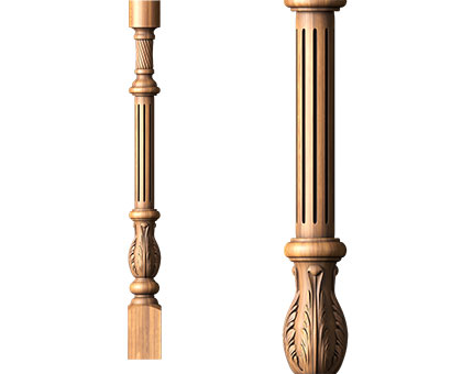 Baluster, 3d models (stl)