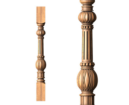 Baluster, 3d models (stl)