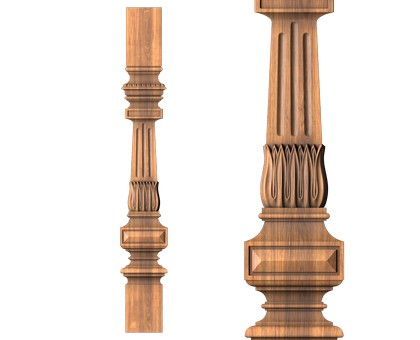 Baluster, 3d models (stl)