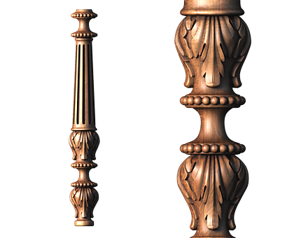 Baluster, 3d models (stl)