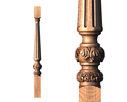 Baluster, 3d models (stl)