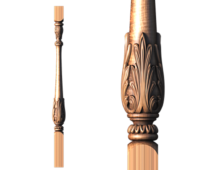 Baluster, 3d models (stl)