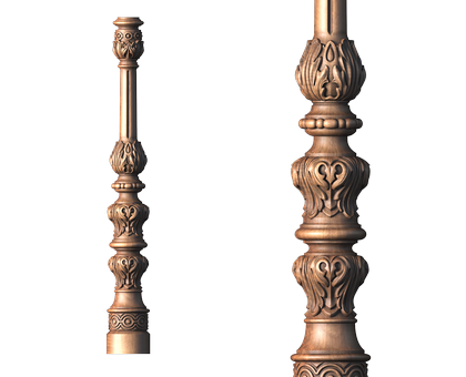 Baluster, 3d models (stl)