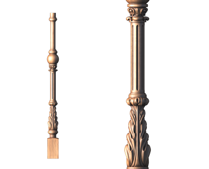 Baluster, 3d models (stl)