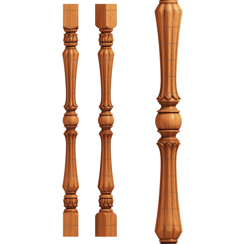 Baluster, 3d models (stl)