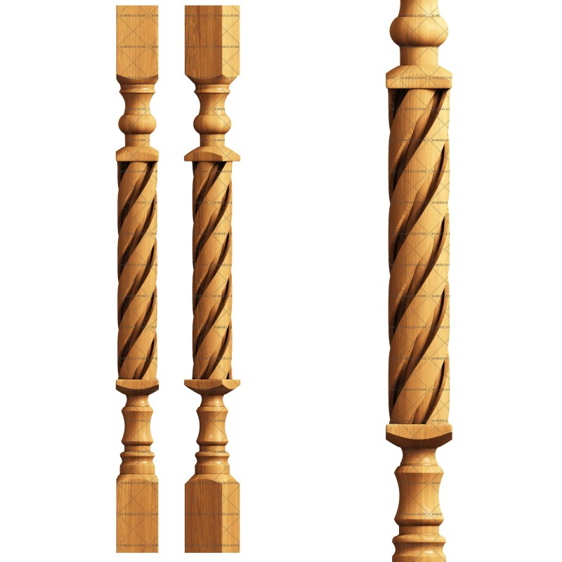 Baluster, 3d models (stl)