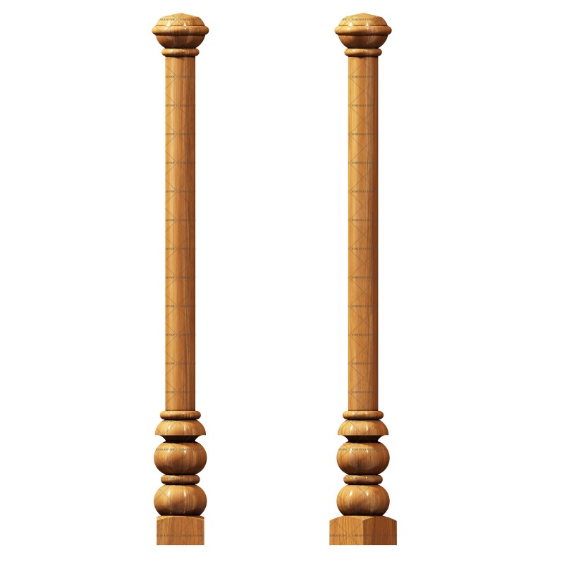 Baluster, 3d models (stl)