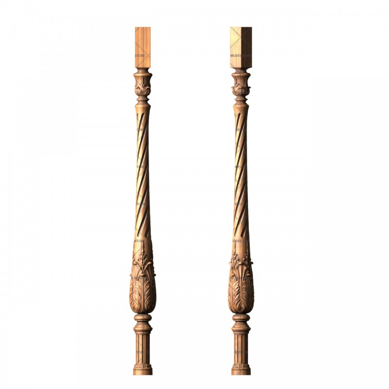 Baluster, 3d models (stl)