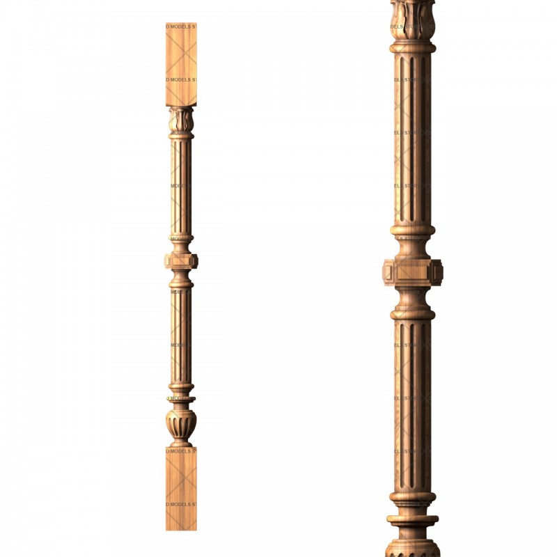 Baluster, 3d models (stl)